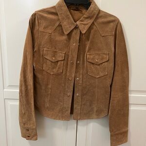 Brown Suede Women's Jacket